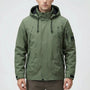 Hooded Zip-Up Softshell Windbreaker -  Ridgorn