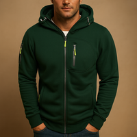 Men's Hoodie | Zip Closure & Adjustable Hood 5