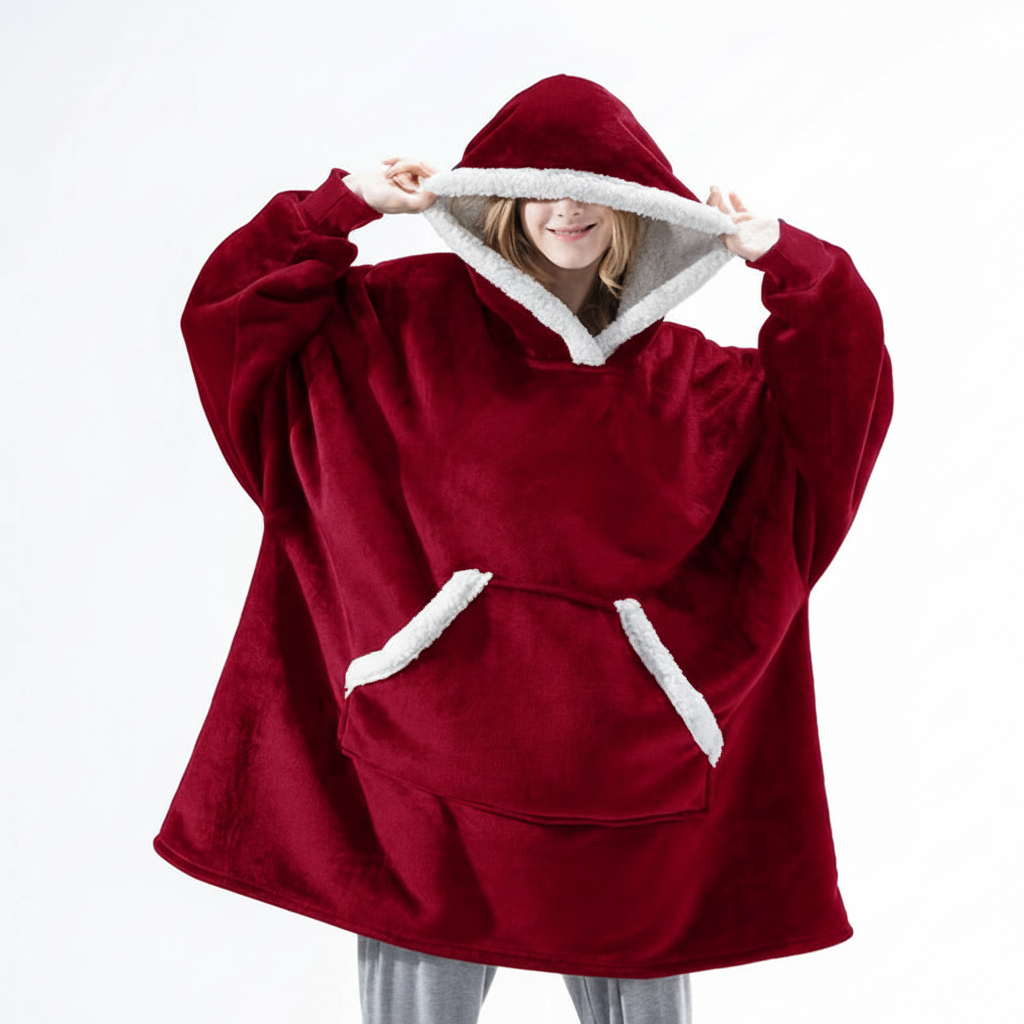 Hoodie Und Decke Kombiniert - SnuggleBlanket