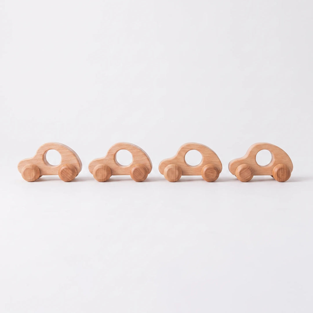 Houten Speelgoedauto Set - RolliRides