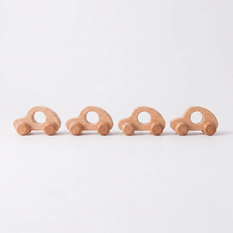 Houten Speelgoedauto Set - RolliRides
