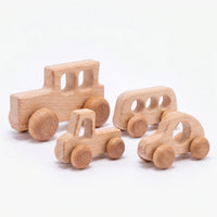 Houten Speelgoedauto Set - RolliRides