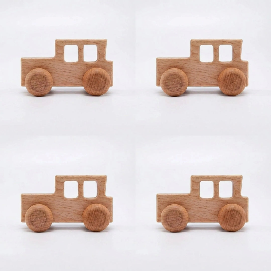 Houten Speelgoedauto Set - RolliRides