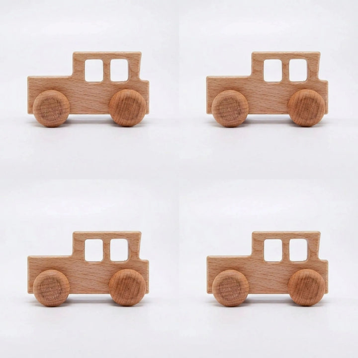Houten Speelgoedauto Set - RolliRides