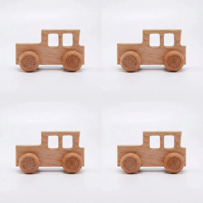 Houten Speelgoedauto Set - RolliRides