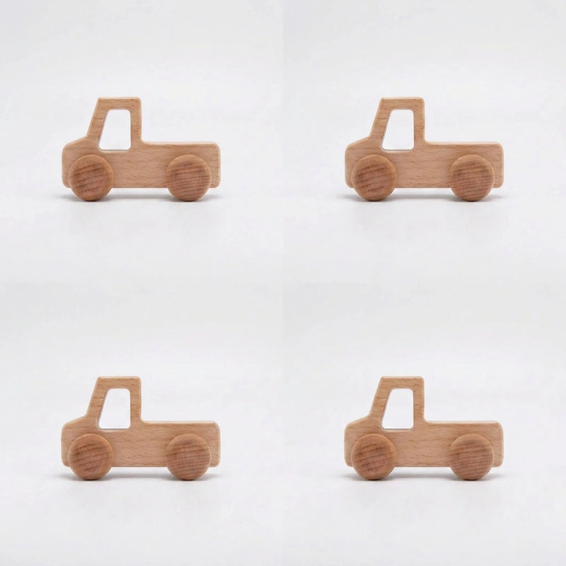 Houten Speelgoedauto Set - RolliRides