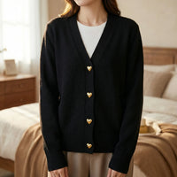 Hüftlanger Cardigan Mit Knopfleiste - Frida