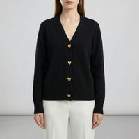 Hüftlanger Cardigan Mit Knopfleiste - Frida