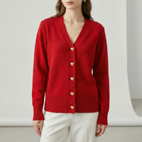 Hüftlanger Cardigan Mit Knopfleiste - Frida