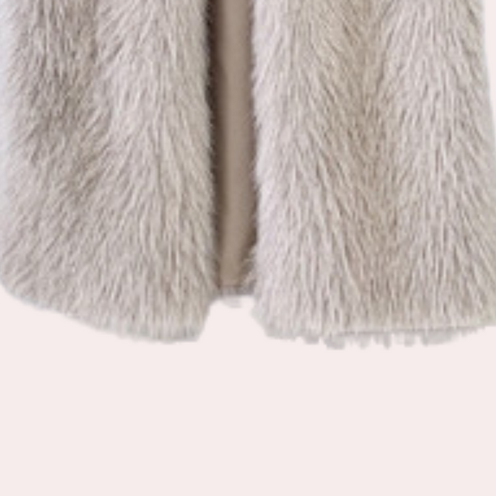 Gariela - Bequemer langer Teddy-Mantel