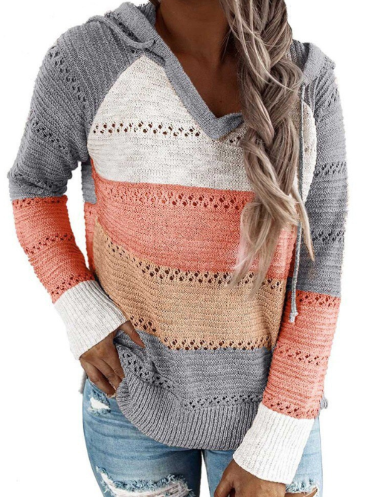 Stilvoller Gestrickter Damenpullover - Aurora