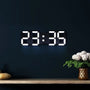 3D LED Wanduhr mit Dimmbarer Beleuchtung – Timora