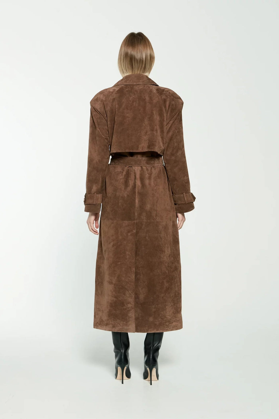 Wintermantel aus Kunstwildleder für Damen - Sorina