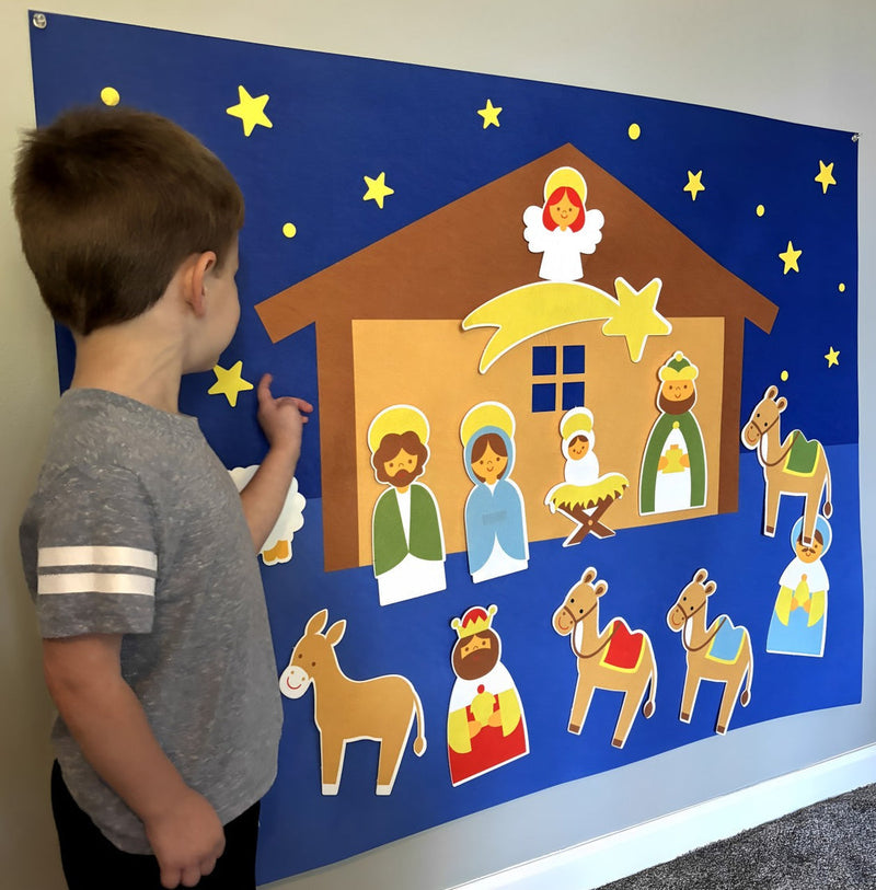 Vilten Kerststal voor Samen Plezier en Traditie - KinderKerst