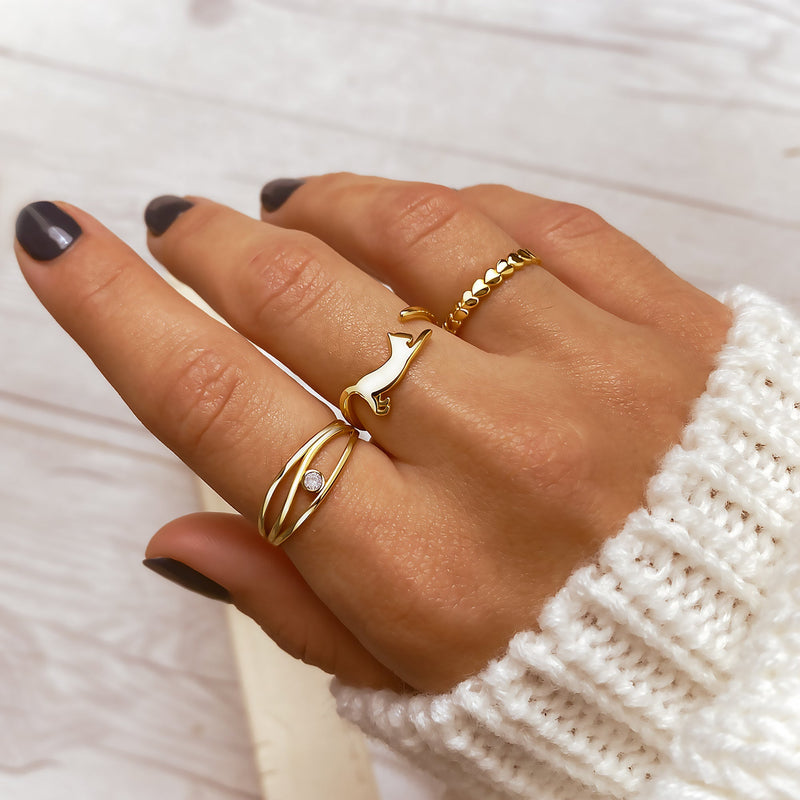 Heart ring - Aurora