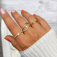 Stilvoller Ring mit Funkelnden Zirkonia - Sienna