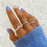 Zirkonia Kroonring - Allegra