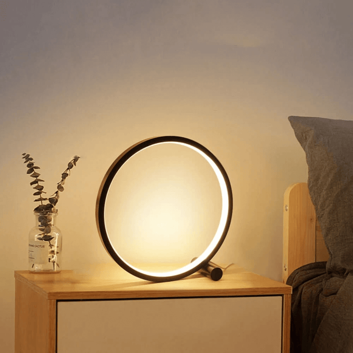 Minimalistische dimmbare Tischlampe - EclipseAura Lamp