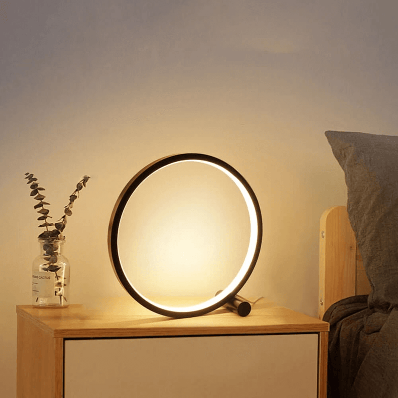 Minimalistische dimmbare Tischlampe - EclipseAura Lamp