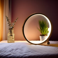 Minimalistische dimmbare Tischlampe - EclipseAura Lamp