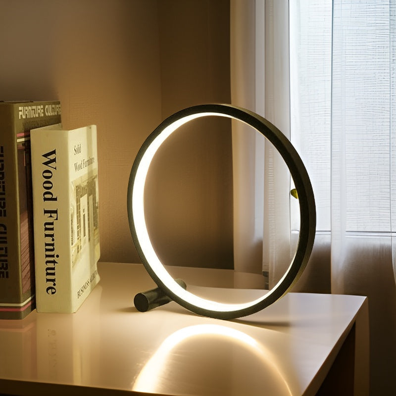 Minimalistische dimmbare Tischlampe - EclipseAura Lamp
