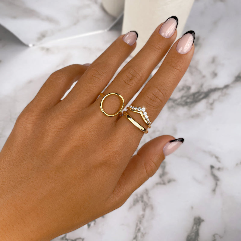 Zirkonia Kroonring - Allegra