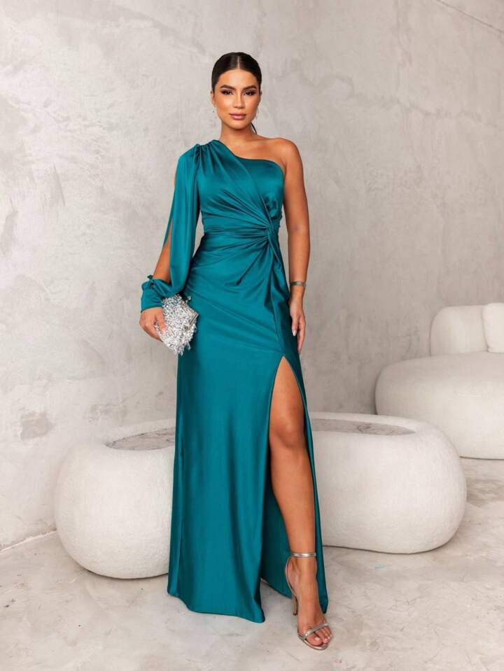 Ein-Schulter-Abendkleid für einen raffinierten Look - Ravina