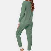 Klassisches Damen-Pyjama-Set - Celeste