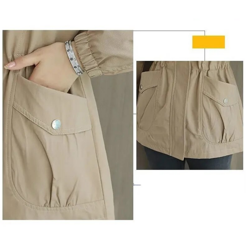 Ivory Slim Windbreaker | Sleek & Modern