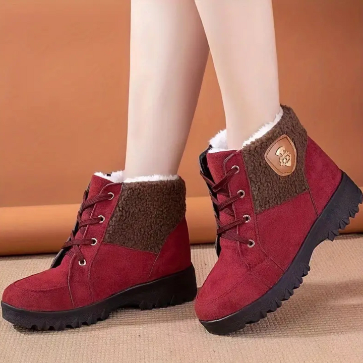 Warme gefütterte Winterstiefel für Damen - Sienna