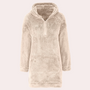 Weicher warmer Winterpullover mit Reißverschluss für Damen - Maëlle