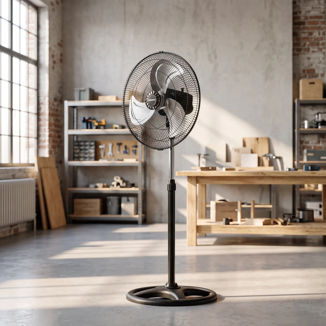 In hoogte verstelbare staande ventilator met 3 snelheden set - Breesia