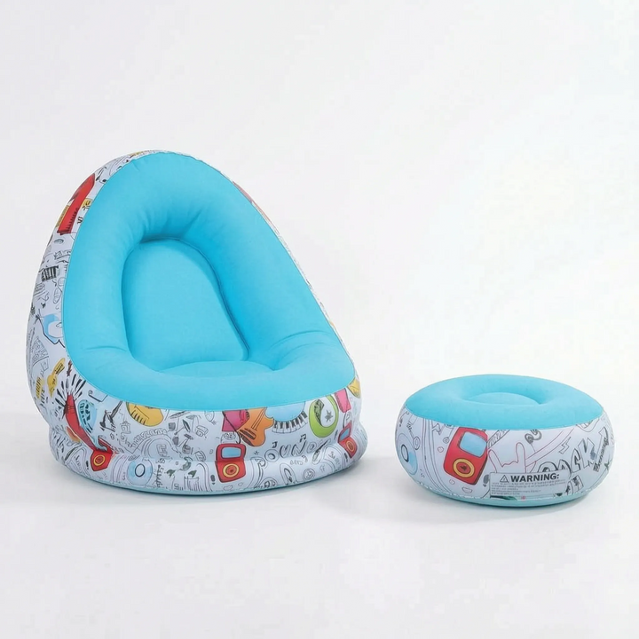 Inflatable Lounge Chair With Footrest - Aerolounge