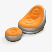 Inflatable Lounge Chair With Footrest - Aerolounge