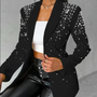 Schlanker Damenblazer mit Perlendetails - Amara