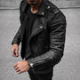 Herren Leder-Bikerjacke – Cael
