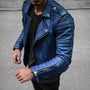 Herren Leder-Bikerjacke – Cael