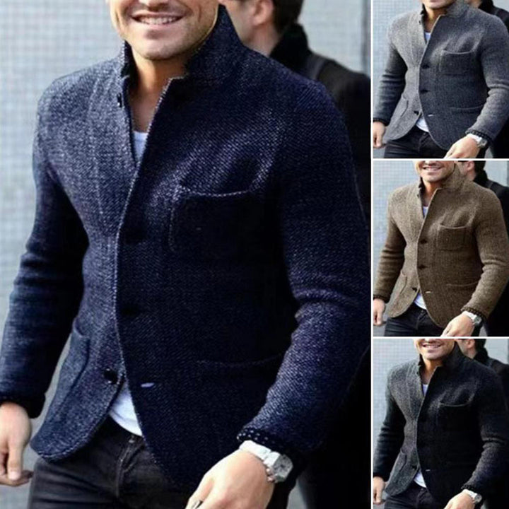 Gestrickte Herren-Cardigan mit Knöpfen - Sven