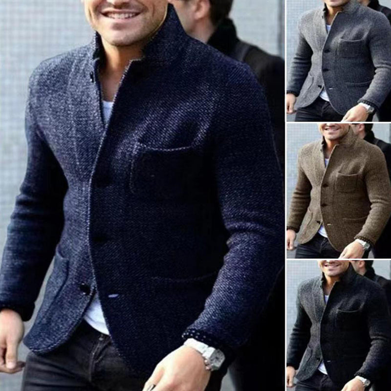 Gestrickte Herren-Cardigan mit Knöpfen - Sven