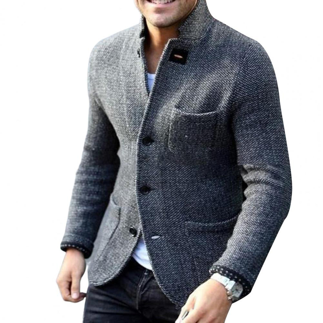 Gestrickte Herren-Cardigan mit Knöpfen - Sven