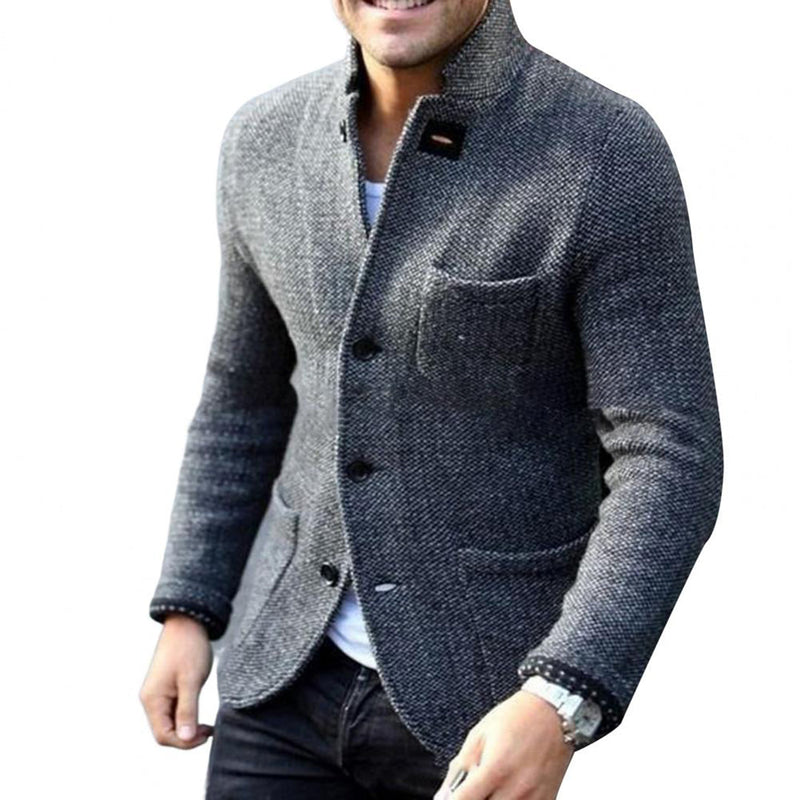 Gestrickte Herren-Cardigan mit Knöpfen - Sven