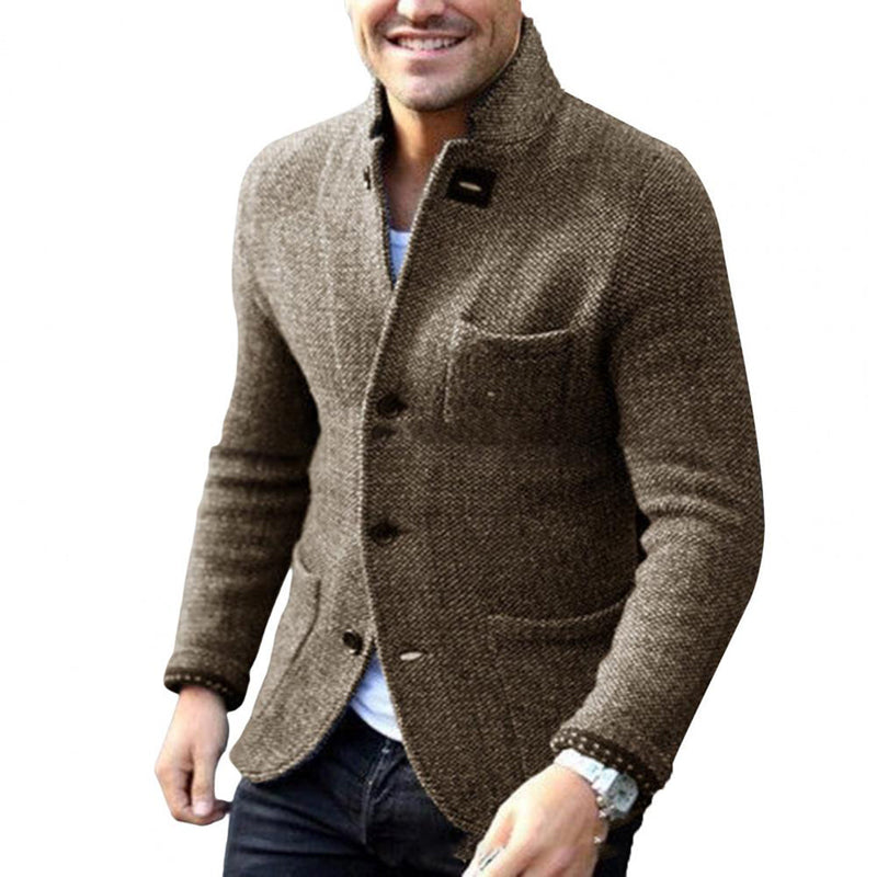 Gestrickte Herren-Cardigan mit Knöpfen - Sven