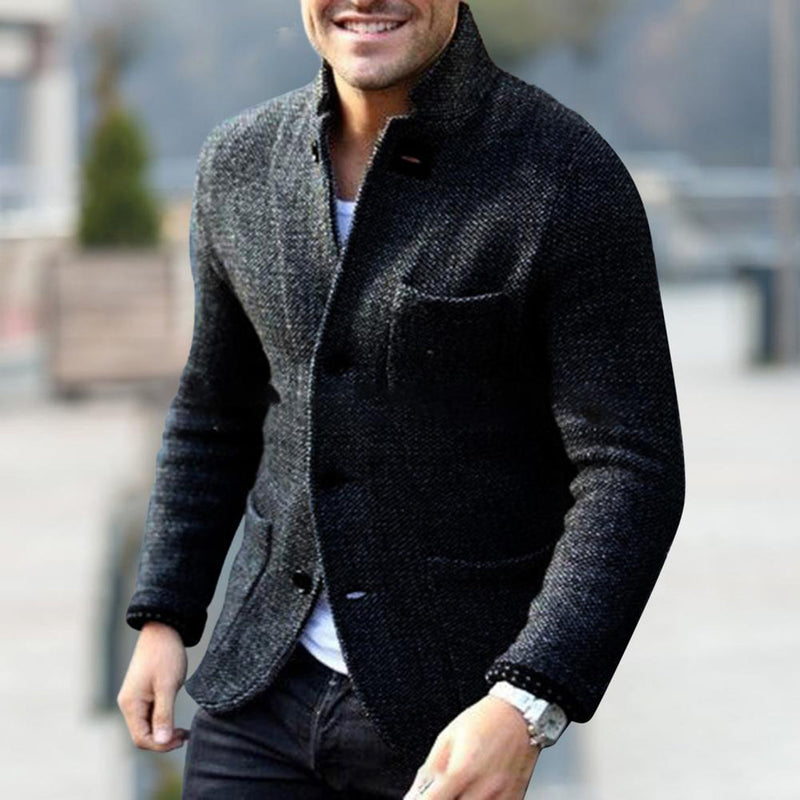 Gestrickte Herren-Cardigan mit Knöpfen - Sven