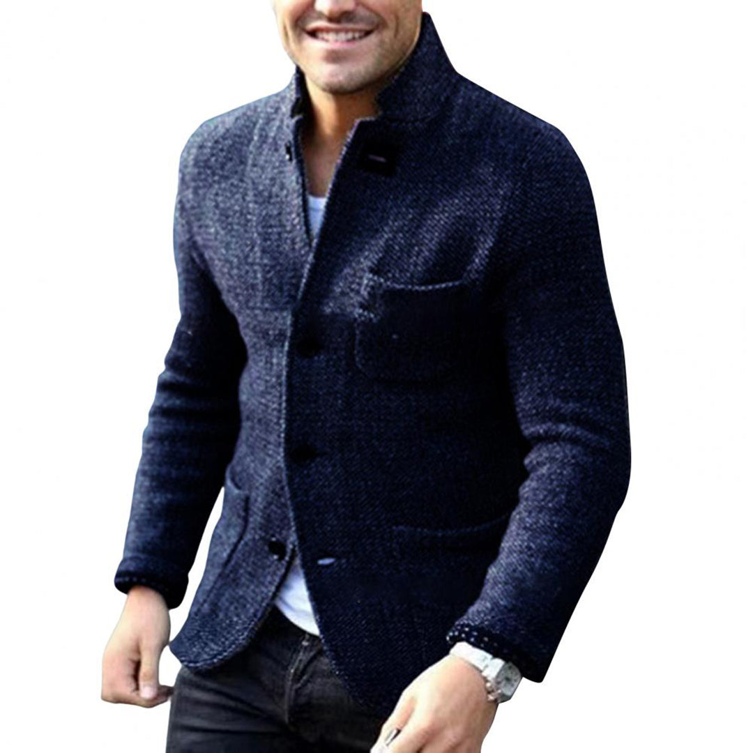 Gestrickte Herren-Cardigan mit Knöpfen - Sven