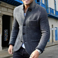 Gestrickte Herren-Cardigan mit Knöpfen - Sven