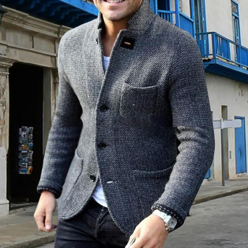 Gestrickte Herren-Cardigan mit Knöpfen - Sven