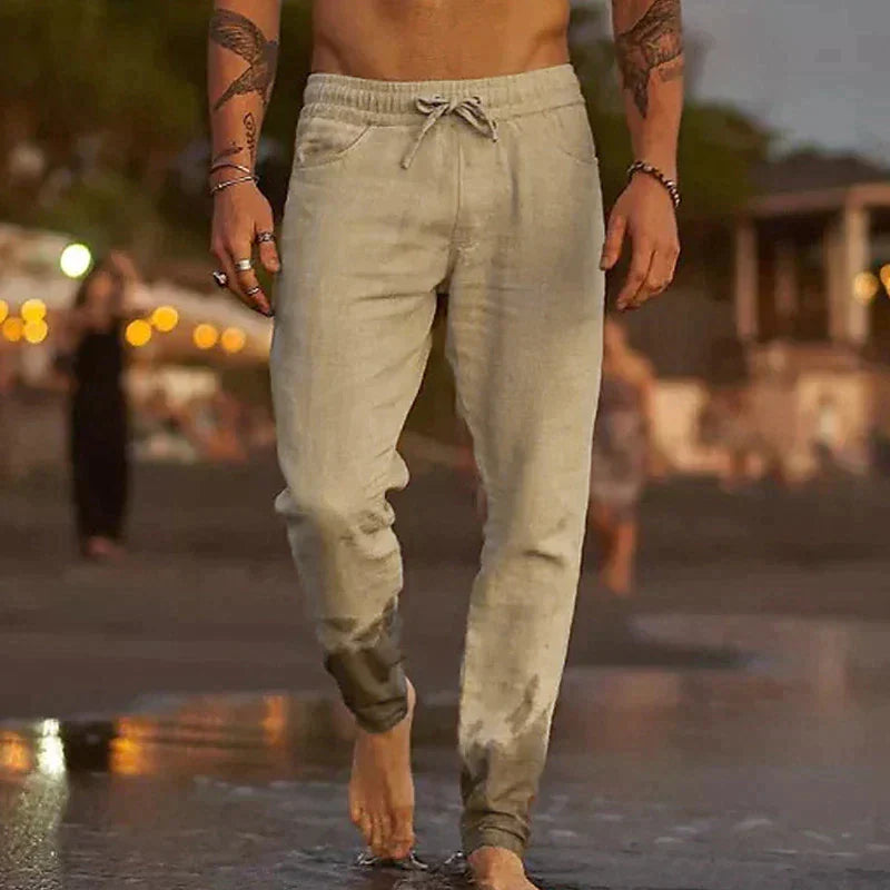 Casual Leinen Hose für Herren – Luca