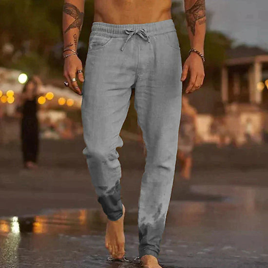 Casual Leinen Hose für Herren – Luca