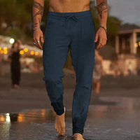 Casual Leinen Hose für Herren – Luca