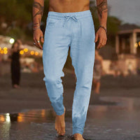 Casual Leinen Hose für Herren – Luca